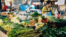 Local market in Thailand